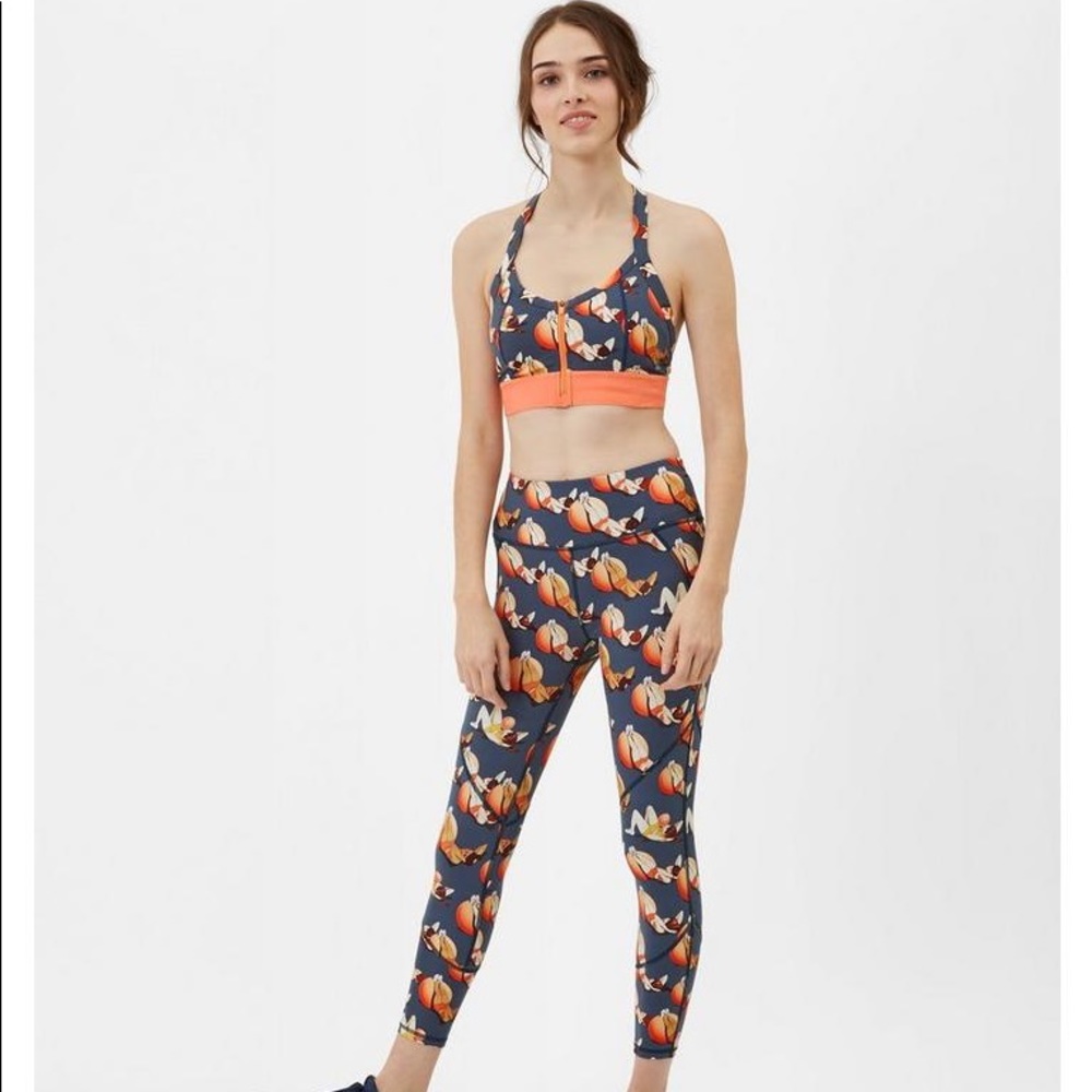 NWOT Sweaty Betty Gymball Print 7/8 Power leggings